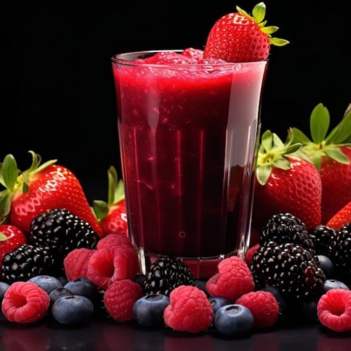 SUCO NATURAL DE FRUTAS VERMELHAS